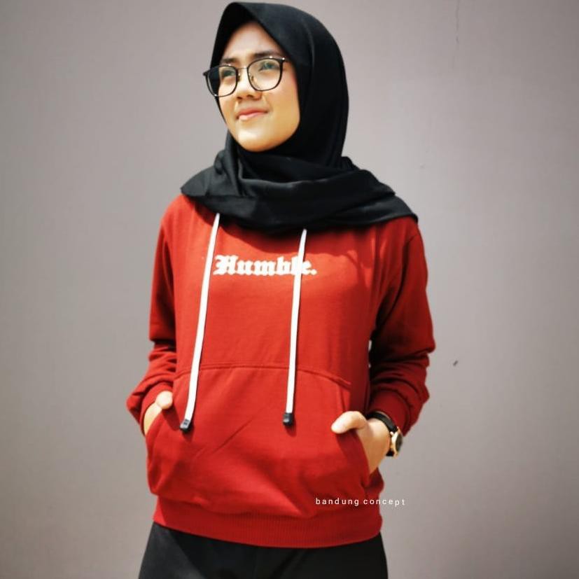 {SP BBC 16F5Aa} Humble Hoodie - Jaket Hoodie Wanita ㊩