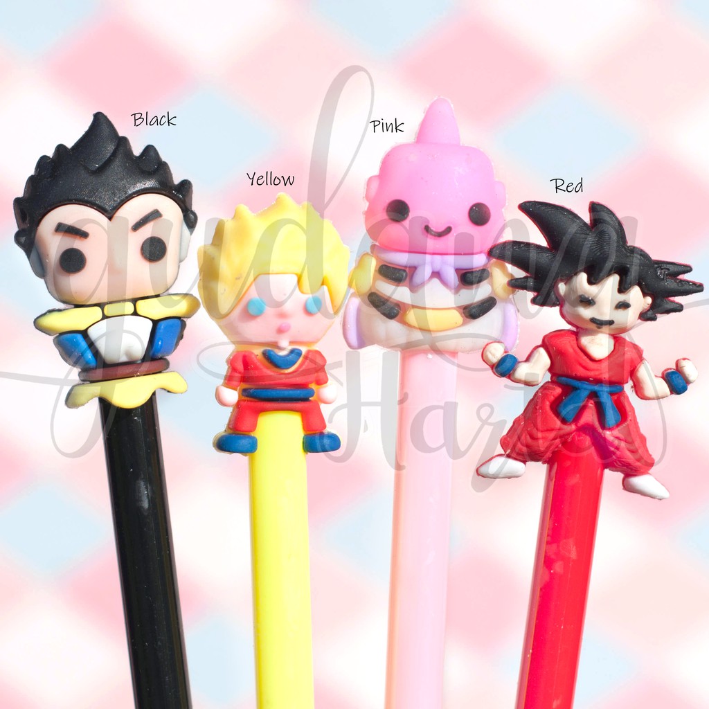 Pulpen Gel Dragon Ball Goku Anime Karakter Pena Bolpen Ballpoint Lucu GC 307002