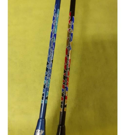 Terbagus.. Raket badminton Gongke 100 tarikan 35 Original100% free tas dan grip bisa COD