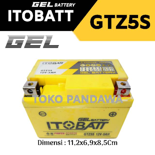 ITOBATT  GTZ5S / AKI HONDA BEAT / KPH