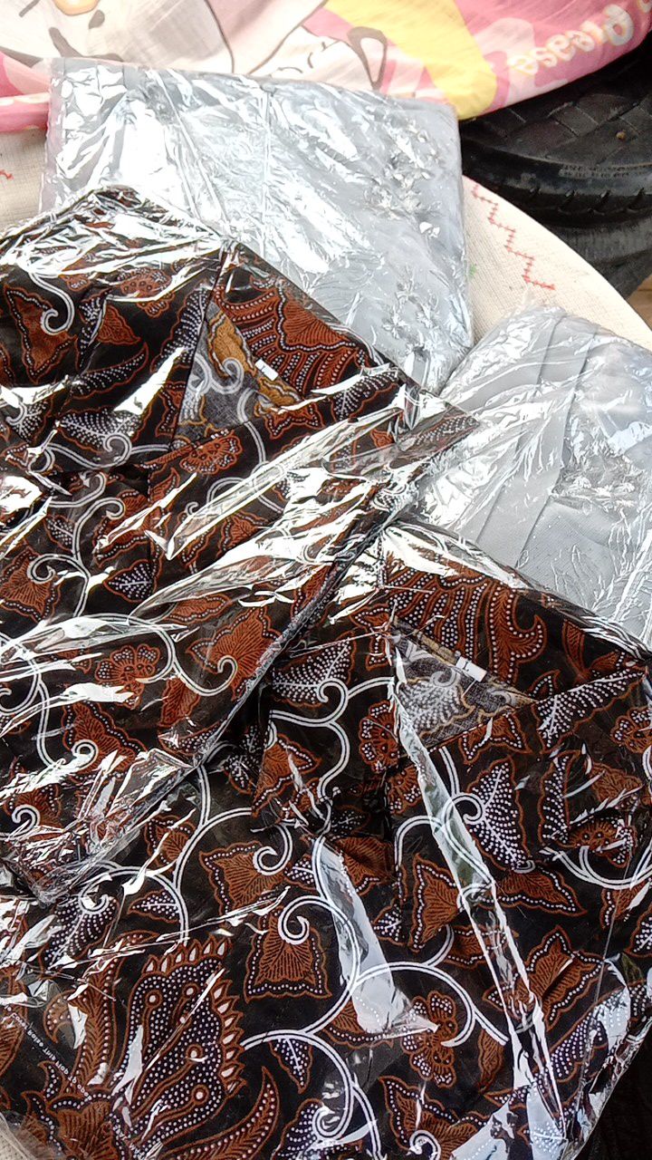 Nyk Batik - Batik Couple Paula Tulle Slendang Payet Mutiara | Couple Kondangan