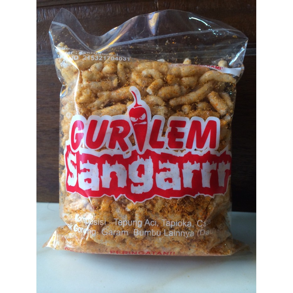 

Baru Gurilem Sangarrr - Kerupuk / Cemilan / Snack Pedas Murah