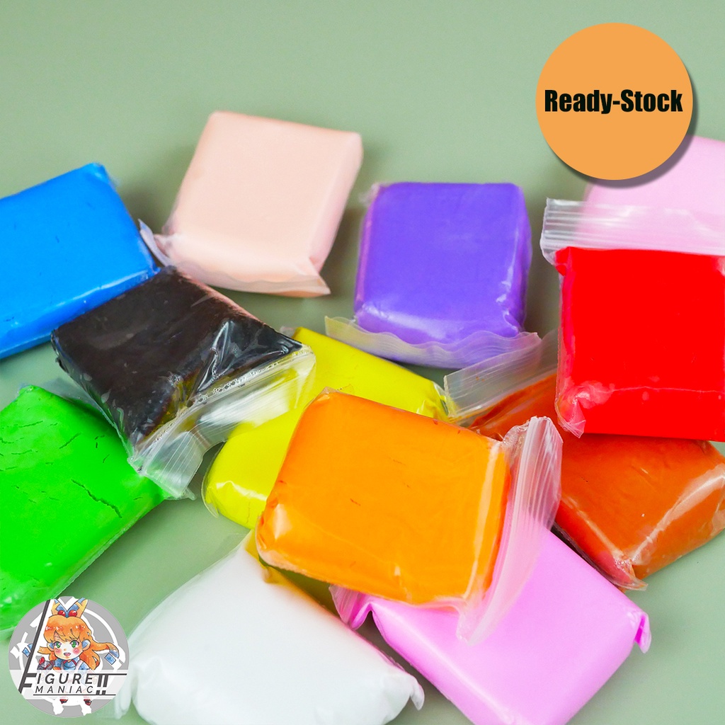 Mainan Anak - Clay Polymer Super 8D 1 Pack isi 12 Warna Mainan Edukasi Lilin Plastisin