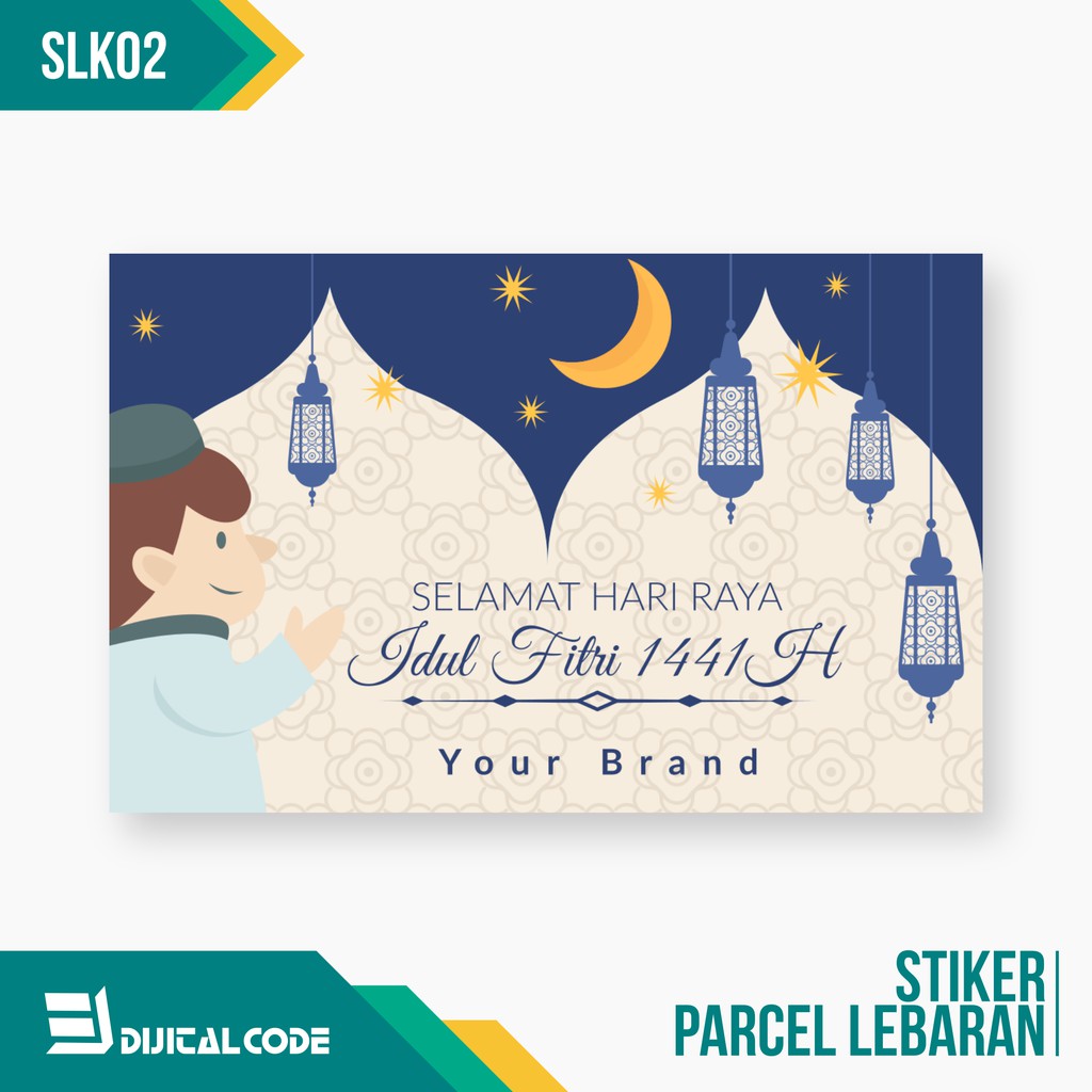 

SLK02 Stiker Label Parcel Lebaran Idul Fitri