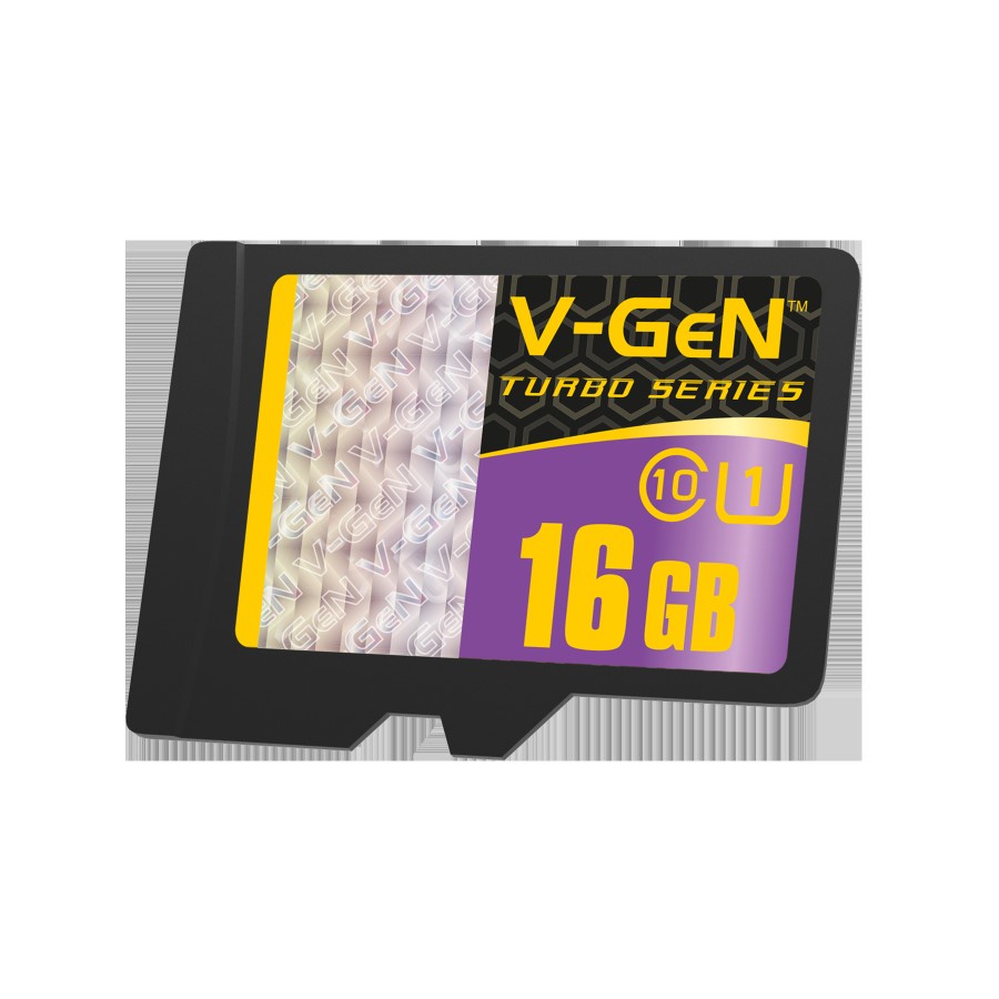 Memory Card Micro SD V-GEN 16 GB Class 10 Speed 100 MBPS Turbo Series