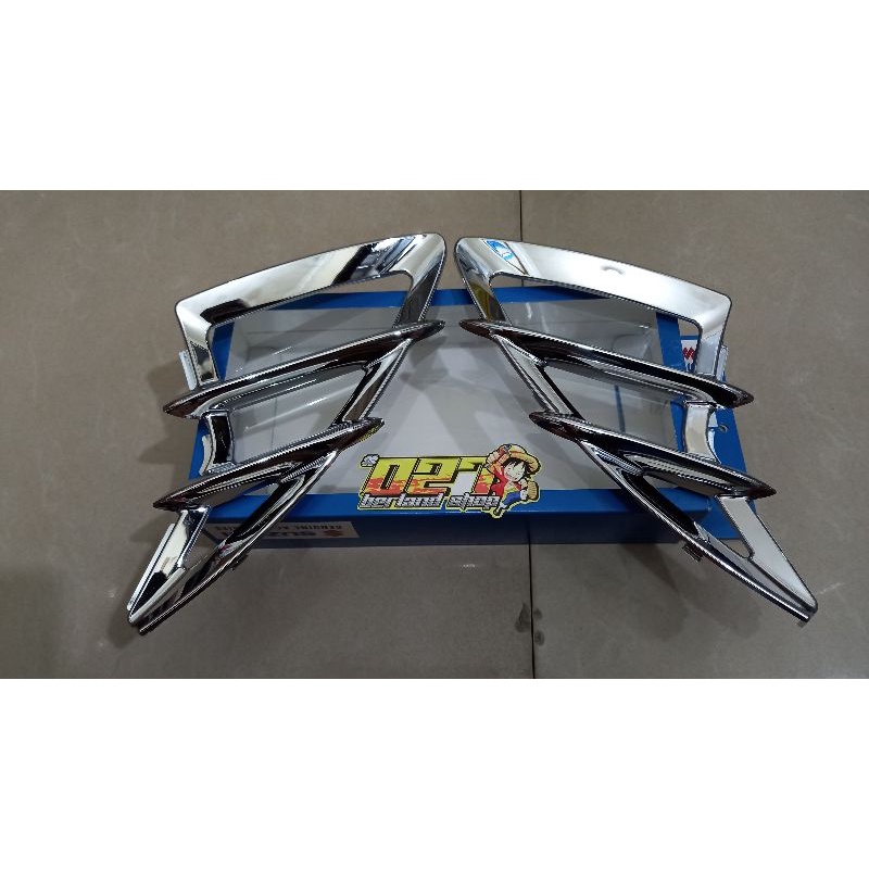 garnish sayap chrome satria fu original