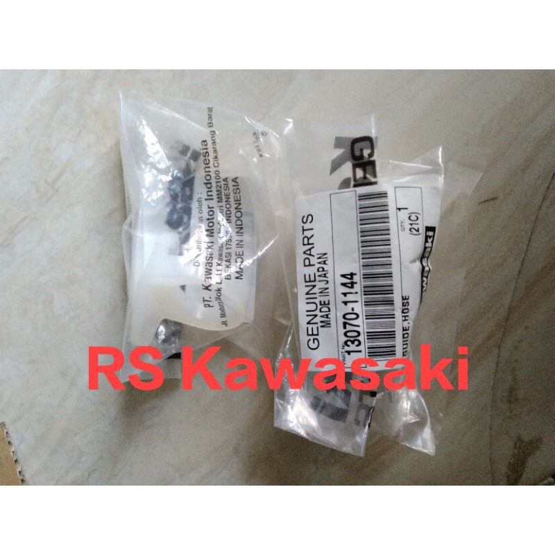 Jalur selang kleman selang rem belakang klx 140 original