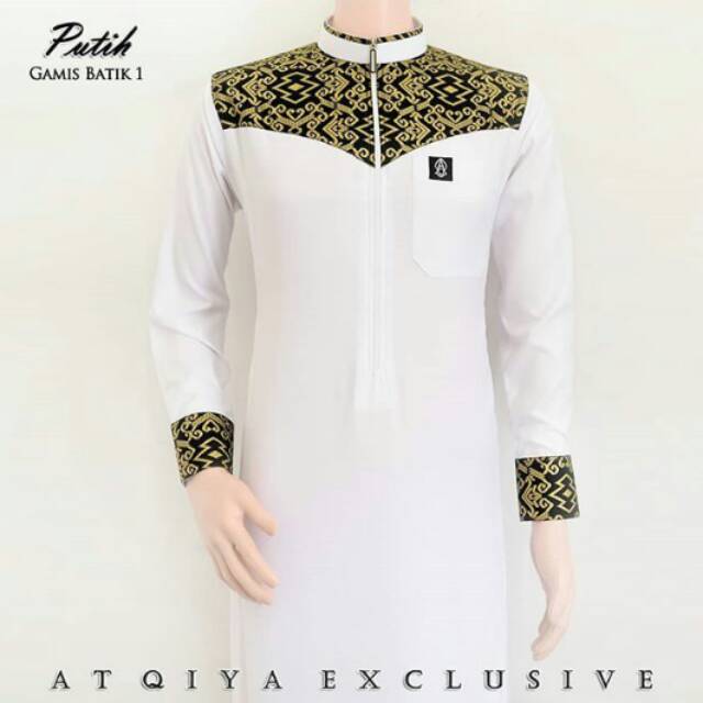 Gamis Atqiya exclusive Batik 1