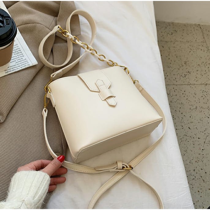 BQ 3043 RISCE TAS SELEMPANG 2 TALI IMPORT WANITA CEWEK PEREMPUAN JAKARTA BATAM