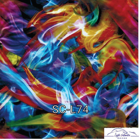 WTP CARBON CELUP MOTIF LAIN-LAIN MURAH KODE SC-L74 WATER TRANSPER PRINTING FILM HYDROGRAPHIC,BUKAN K