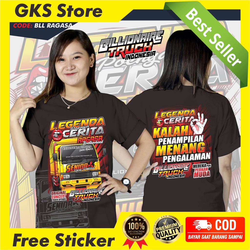 Kaos Truk Ragasa Baju Truk Canter Mania Truck Ragasa Kaos Driver Oleng Baju Billionaire Truck