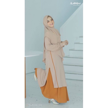 Ready stok Gamis Syar'i Kekinian Shafa by Alhijaz ORI