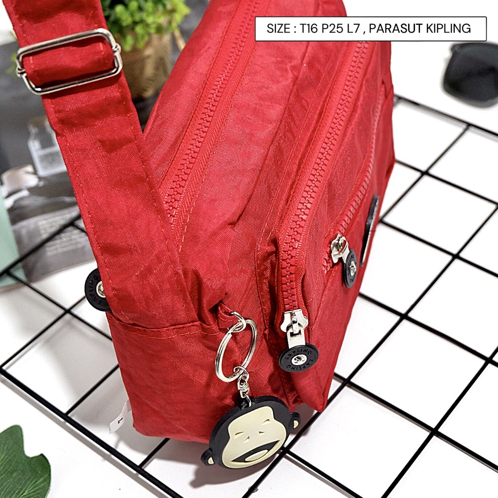 RESTOCK BIG PROMO Tas Selempang parasut banyak kantong Bisa COD NEVSET SEMARANG murah tas bahu