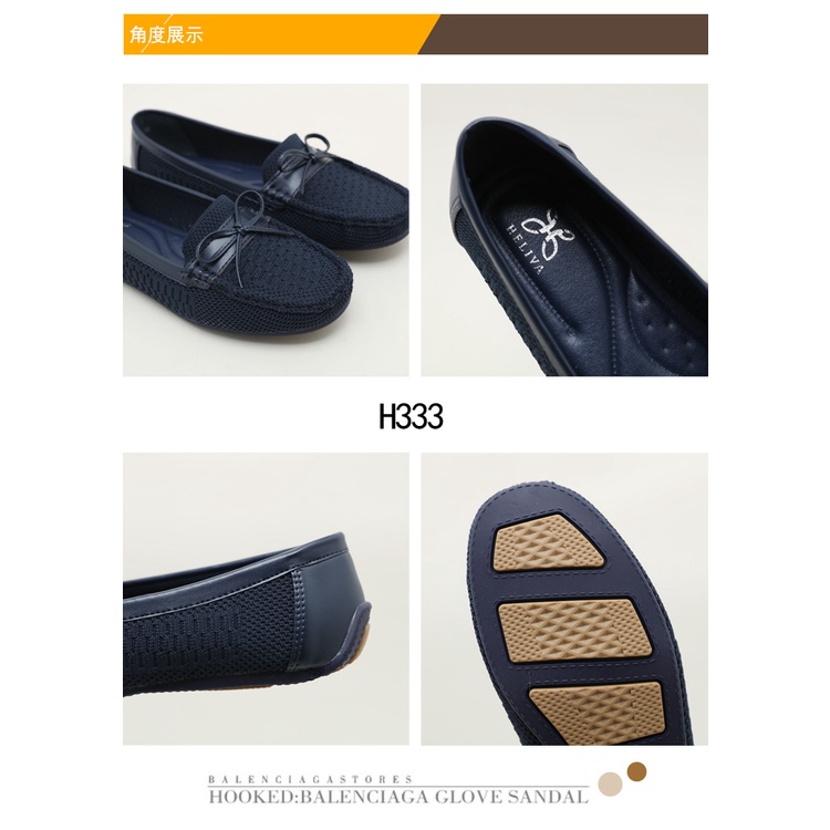 HELIVA VALENCIA Sepatu Flat Loafer Ribbon Flyknit Series Bahan Rajut Knitted H333 Original Brand