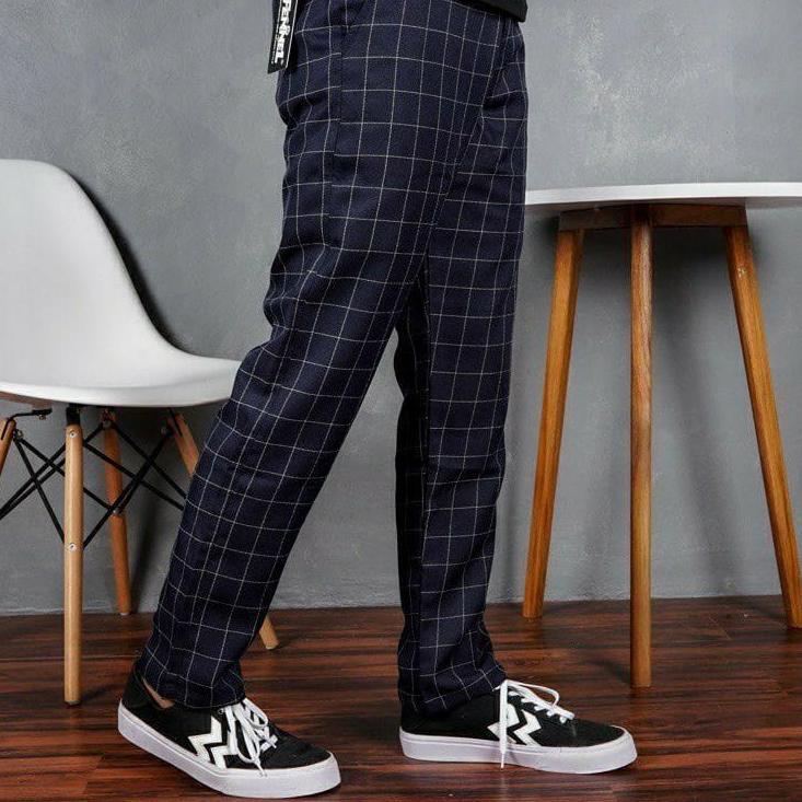 celana panjang Tartan anak pria remaja semiwol/celana Tartan anak pria/celana Tartan/celana kotak ko