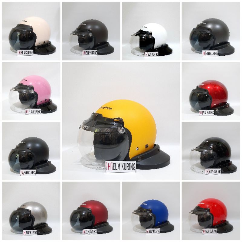 PAKET HELM CARGLOSS ORIGINAL100% (HELM,KACA PLAT, DAN PET CARGLOSS)