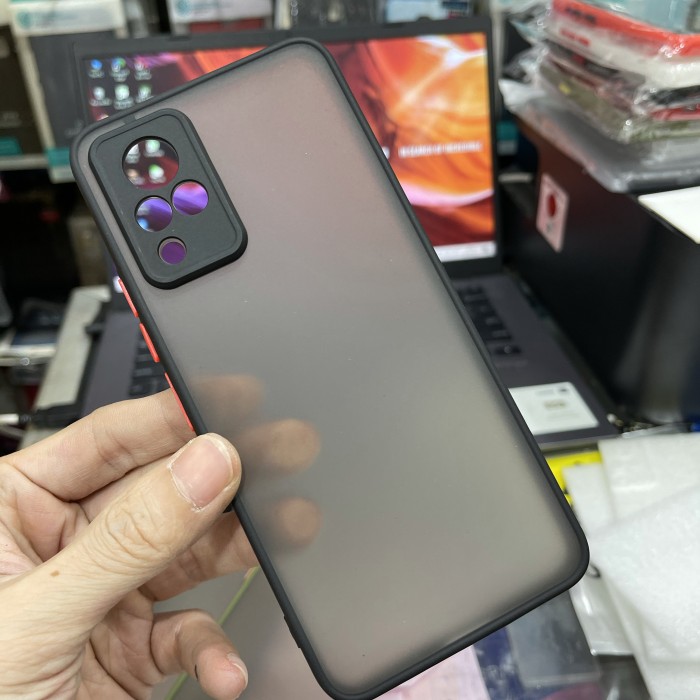 VIVO V21 PREMIUM BUMPER HYBRID DOVE CASE BAHAN ANTI PECAH