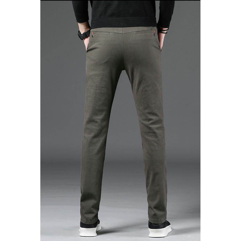 Celana Panjang Bisnis Casual Slim Fit Bahan Katun Stretch Celana Panjang Bisnis Casual Slim Fit Bahan Katun Stretch