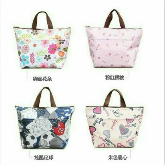 Tas bekal cooler bag ukuran besar tahan panas dingin import