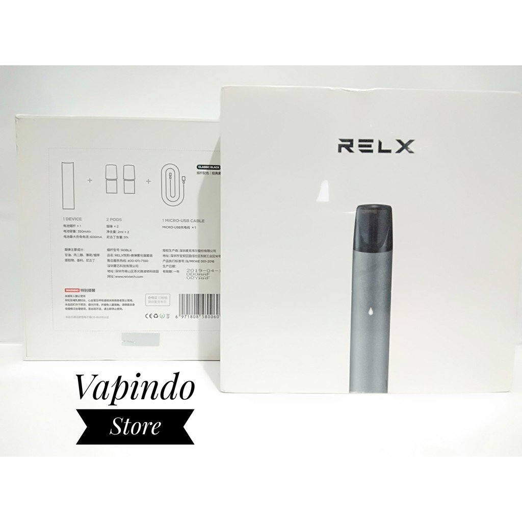 RELX VAPE MOD AUTHENTIC ORIGINAL PODS ROKOK ELEKTRIK VAPOR MOD