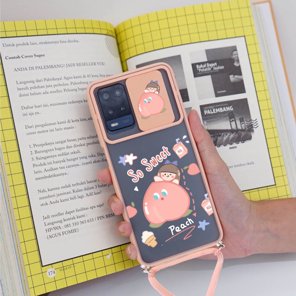 (KGT 01) Softcase Slide Tali Protek Kamera Vivo Y15s - y91 - y93 - y71 - y12 - y11 - y17 - y15 - y20