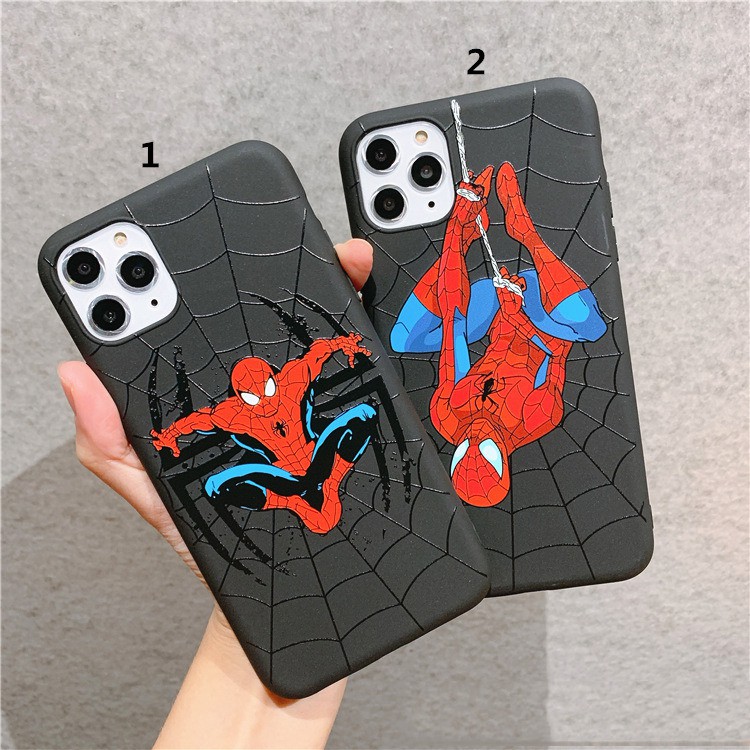 Spiderman Hardcase Fullprint iphone 11 pro samsung a01 oppo relame xt xiaomi redmi 8 asus sony hauwe