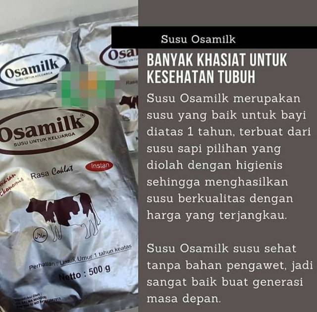 Susu Osamilk / Susu Gemuk Badan