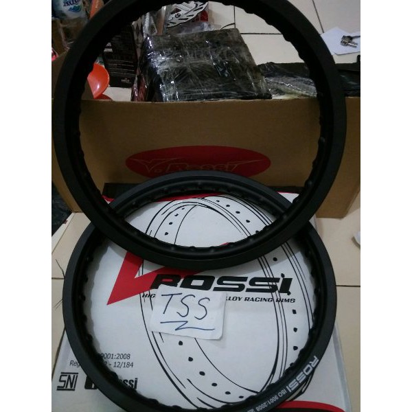 velg Rossi ring 17 lebar 160 depan belakang - velg jari jari v Rossi ring 17 lebar 160