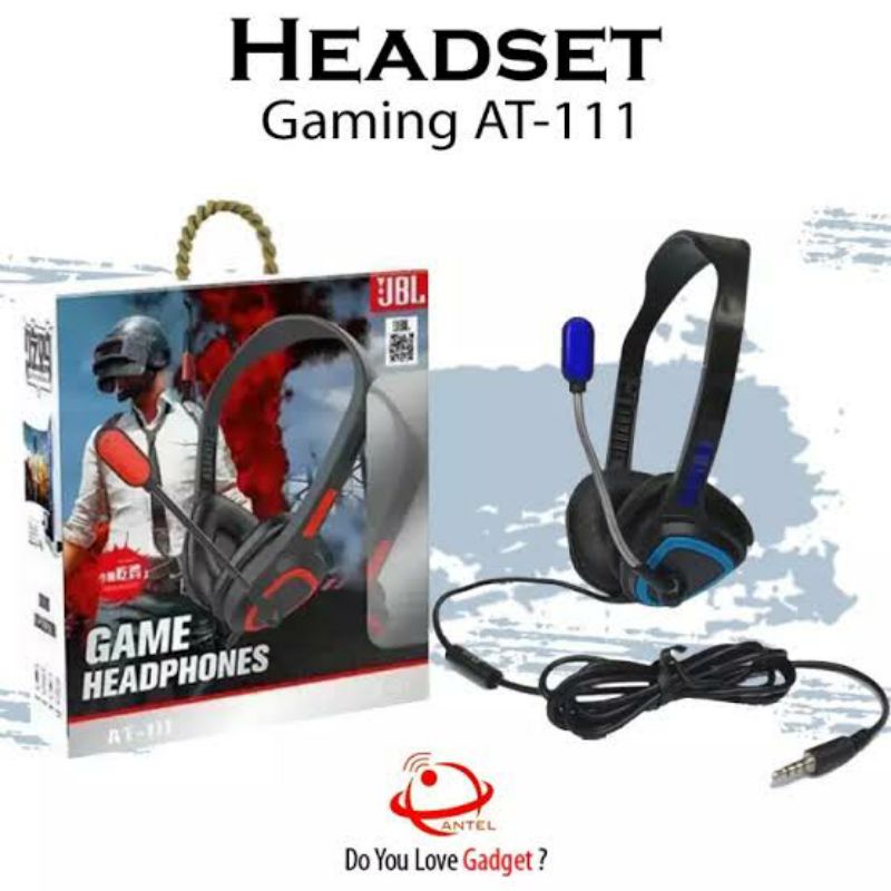 HEADSET GAMING JBL AT-111 FOR PUBG, FREEFIRE, ETC