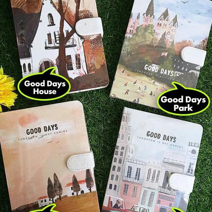 

[[BISA COD]] Notebook / Buku Diary / Diary Fancy Hardcover Kunci Magnet - GOODDAYS - House