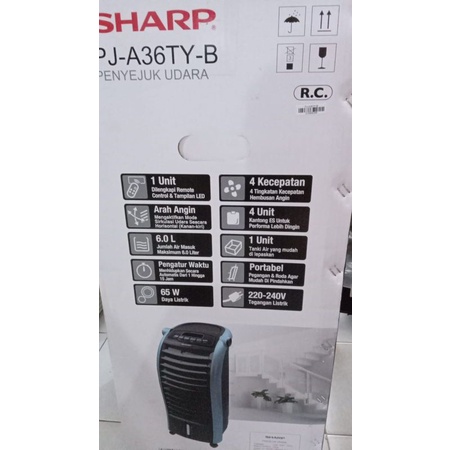 Air cooler sharp 36TY (penyejuk udara)