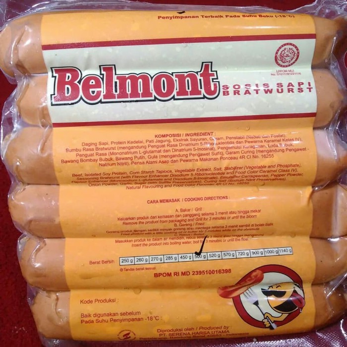 Sosis Belmont Ukuran Besar