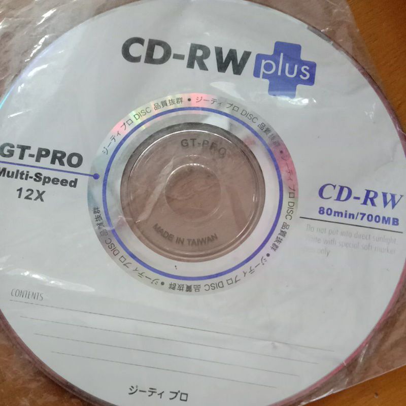 CD RW plus