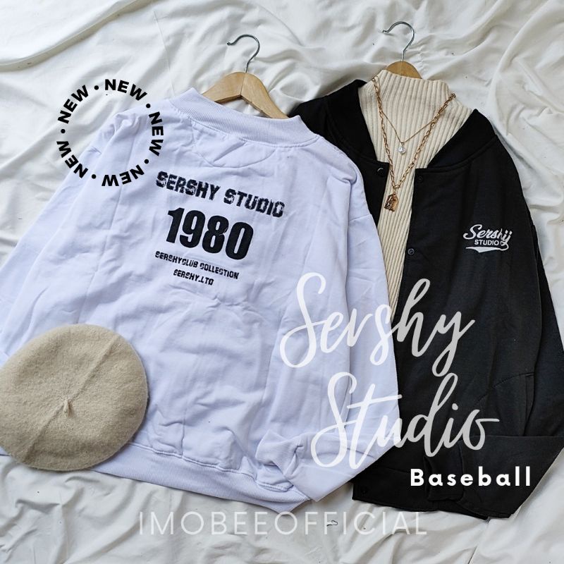 SERSHY STUDIO BASEBALL // BASEBALL BACKPRINT OVERSIZE