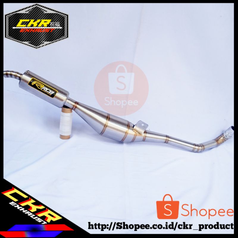 Knalpot Fiz R standar racing RCB full stainless
