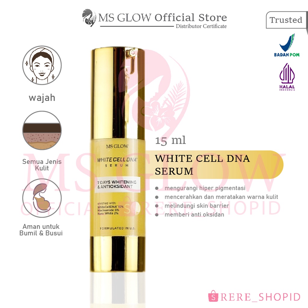 MS GLOW WHITE CELL DNA SERUM