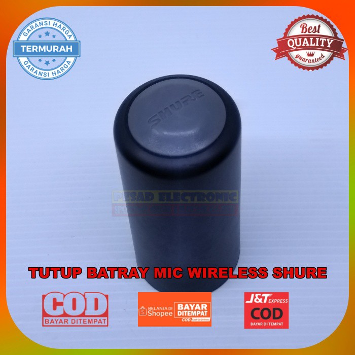 TUTUP MIC WIRELEES SHURE/Tutup mic/tutup batray mic shure