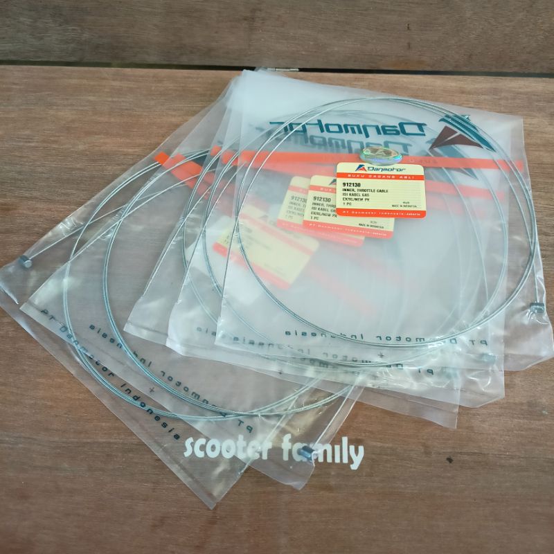 Kabel gas vespa danmotor