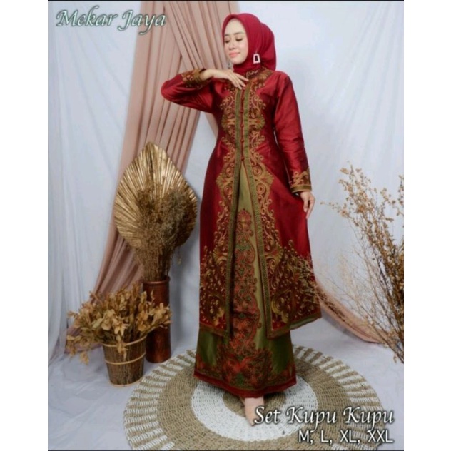 Stelan Kebaya Kupu Kupu Original Butik