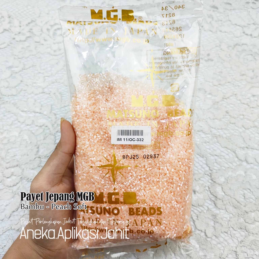 50 GRAM PAYET JEPANG MGB BAMBU PASIR 332 PEACH SOFT