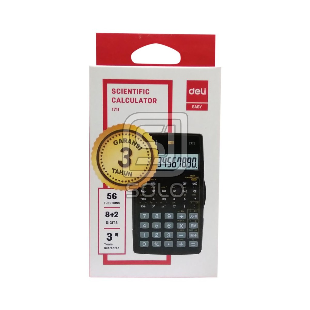

Scientific Calculator Kalkulator Deli E-1711 E1711 Original