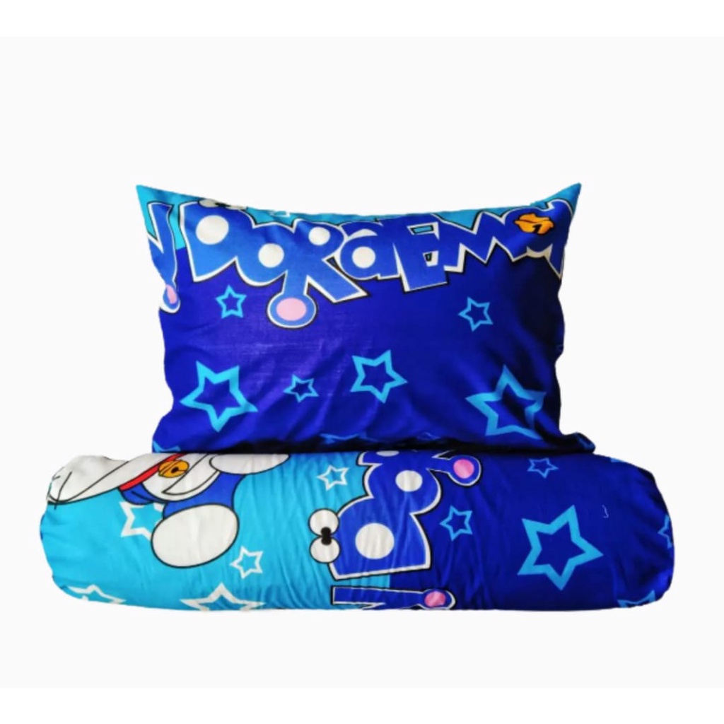 Sarung Bantal Gratis Sarung Guling Karakter Doraemon
