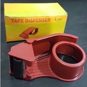 Dispenser Lakban Tape Dispenser 2 inch Cutter 2&quot; Tempat Isolasi 2inch Merk KONDO warna Merah Alat Pemotong Potong Lakban