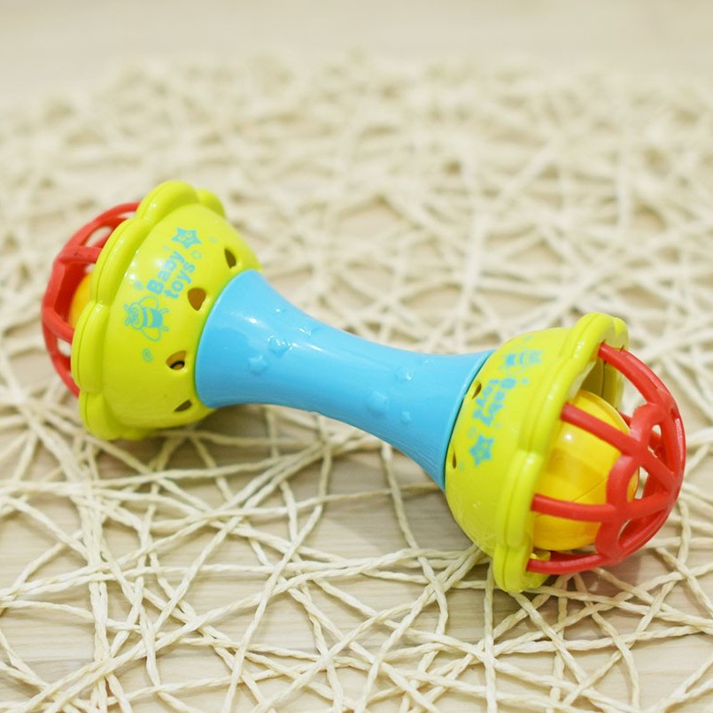 Mainan Bayi Rattle Stick Bunyi Kerincingan Baby Soft Teether Gigitan Bayi BPA Free