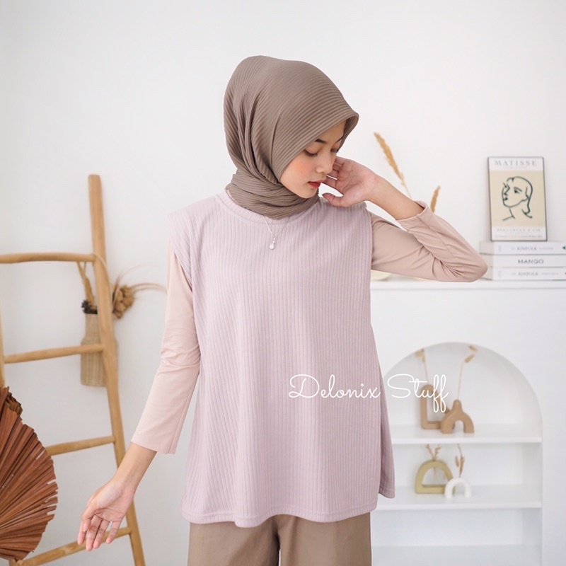 inner blouse basic knit