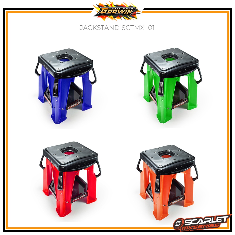 Jackstand Jack Stand Trail SCARLET DZ - 03 /  HUTECH Bulat Universal Trail KLX CRF 150 L Terlaris