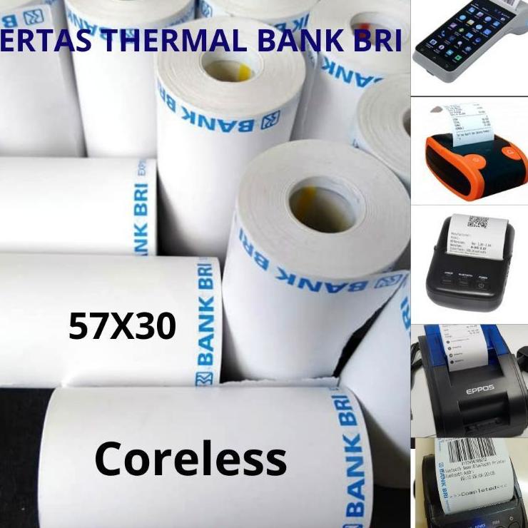 

Diskon ikB0T #51 Kertas Struk Kasir Thermal 57x30 LOGO BANK BRI ATAS BAWAH untuk EDC BRI LINK / PRINTER BLUETOOTH 94 Laris