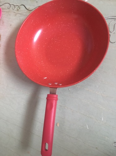 Wajan Enamel Marble Anti Lengket 34 Cm