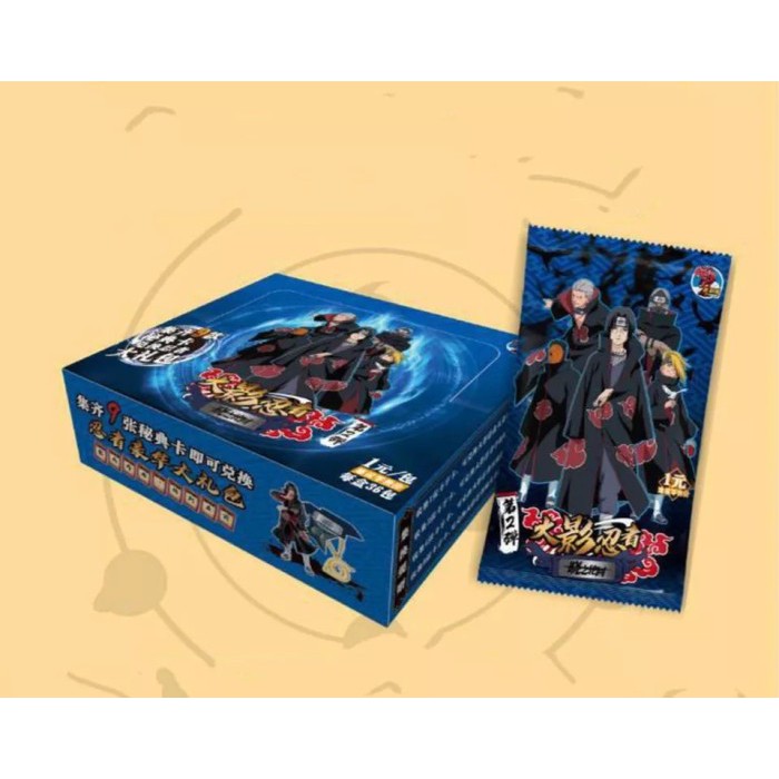 Kartu Naruto Shippuden TCG Booster Pack Blue Edition Harga Per Pack