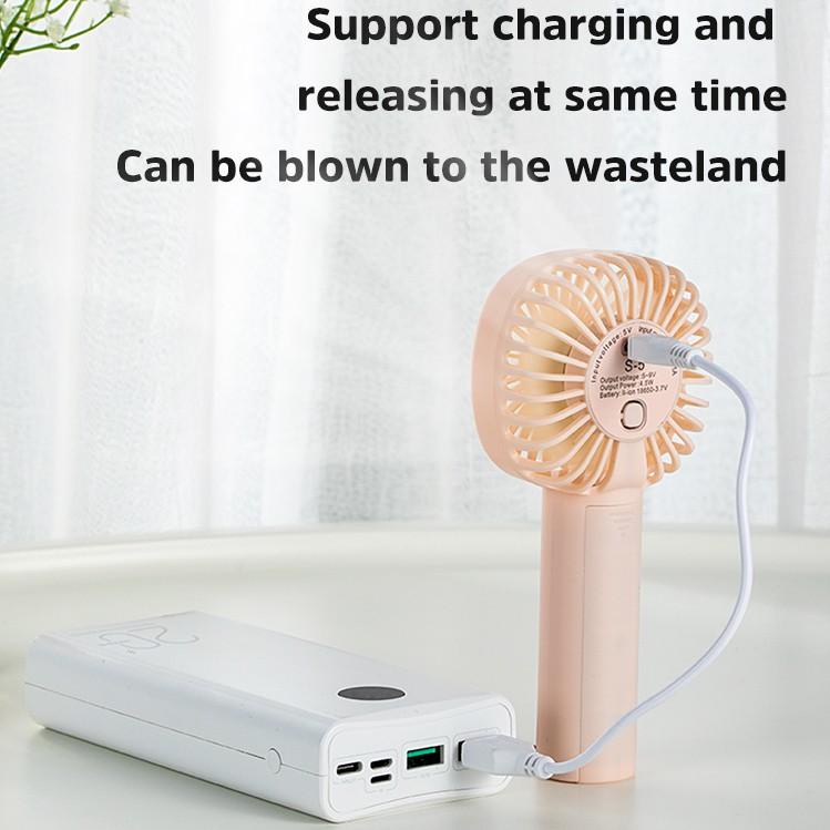Murah Banget--KIVEE Kipas Angin Portable 1200 mah kipas angin mini fan Korea 3-Speed kipas portable 